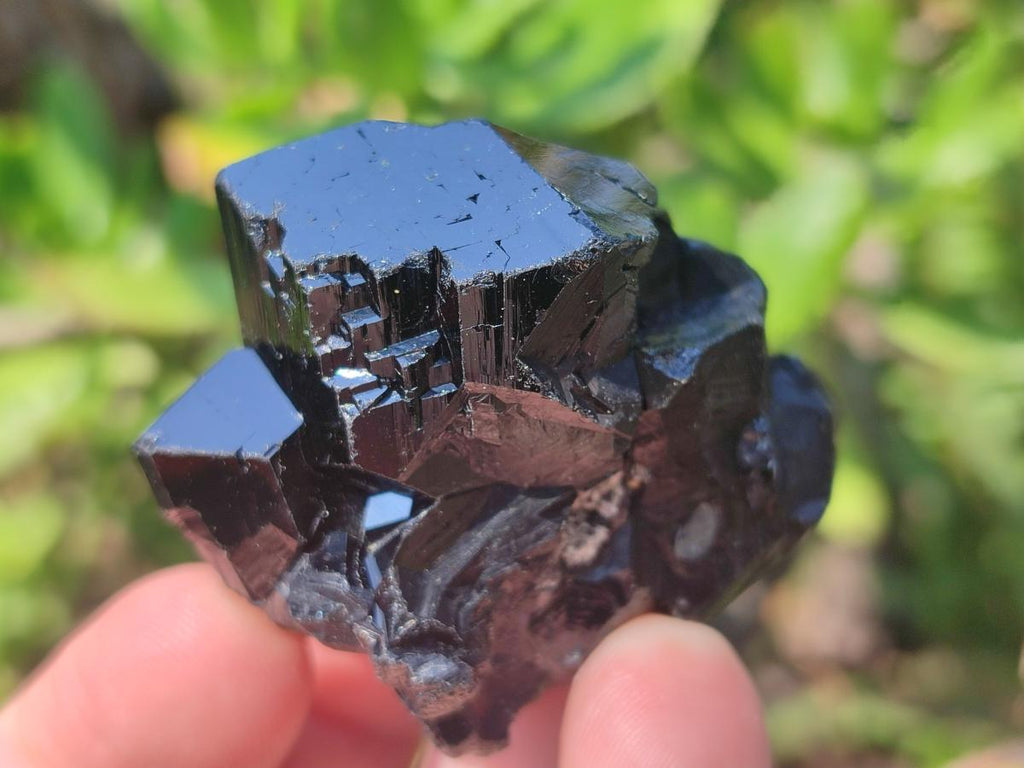 Natural Schorl Black Tourmaline Crystals and Clusters with Associated Minerals x 35 From Erongo, Namibia