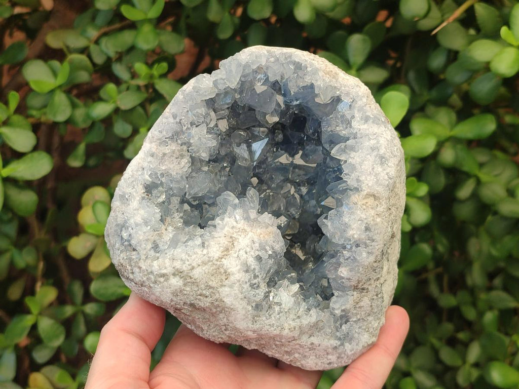 Natural Large Blue Celestite Geode Specimen x 1 From Sakoany, Madagascar