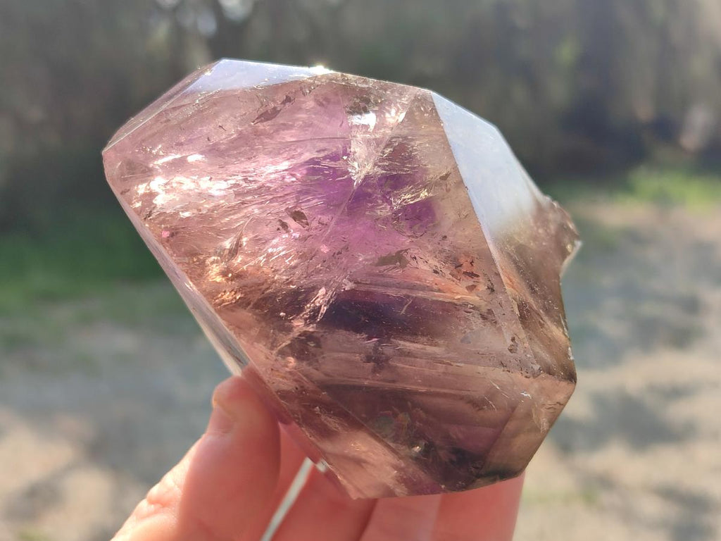 Polished and Natural Mix of Multi Mineral Display Crystals x 4 From Madagascar