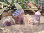 Polished and Natural Mix of Multi Mineral Display Crystals x 4 From Madagascar