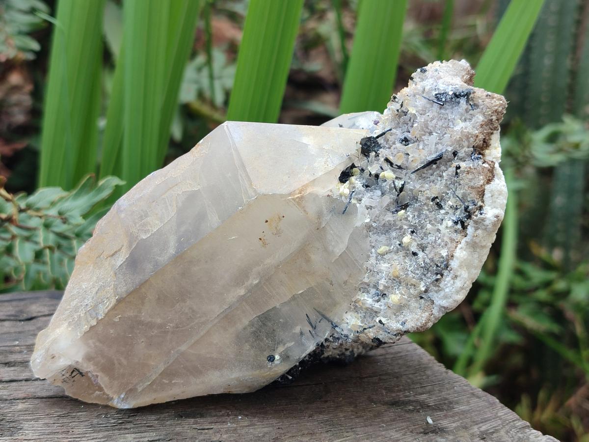 Natural Smokey Quartz Crystals with Associated Minerals x 4 From Erongo, Namibia