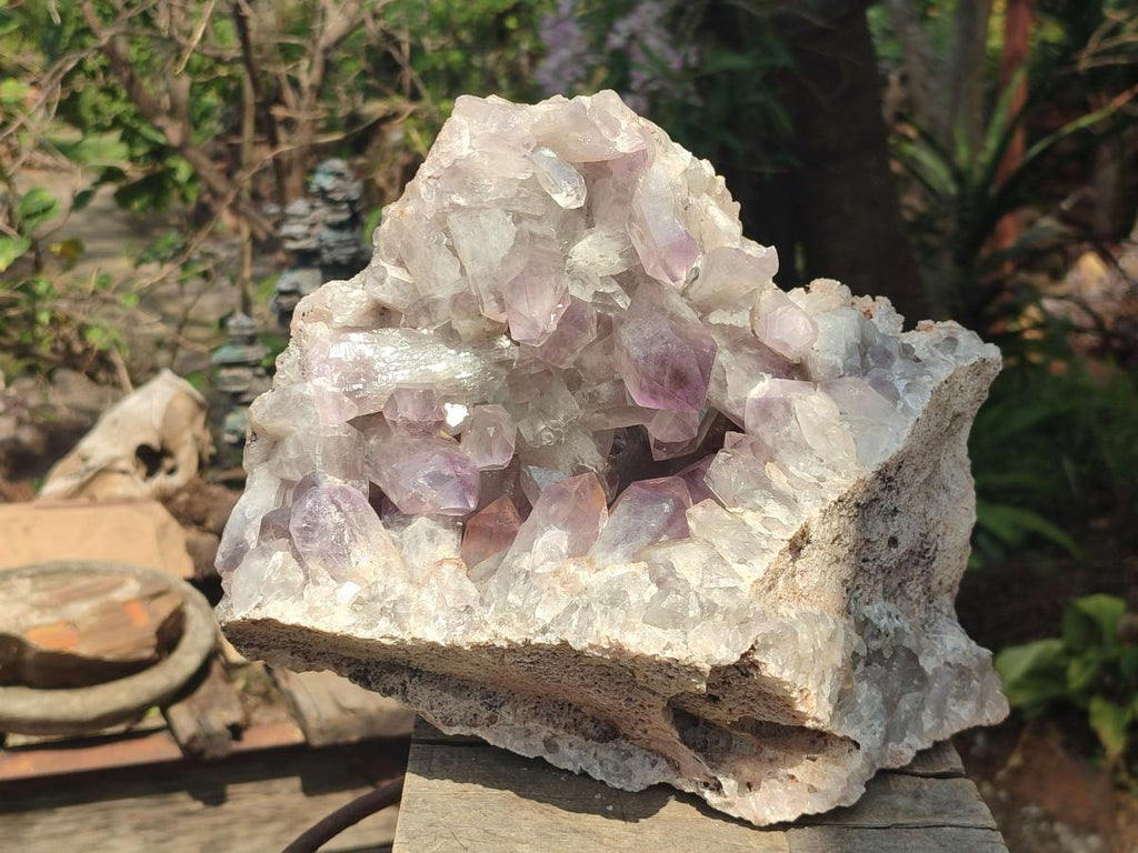Natural XL Jacaranda Amethyst Cluster x 1 From Mumbwa, Zambia