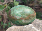 Polished Chrome Verdite Gemstone Galets  x 12 From Zimbabwe