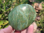 Polished Chrome Verdite Gemstone Galets  x 12 From Zimbabwe