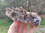 Natural Smokey Quartz Clusters with Associated Minerals x 4 From Erongo, Namibia