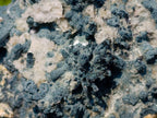 Natural Large Fibrous Foitite Specimen with Smokey Quartz on Feldspar x 1 From Erongo, Namibia