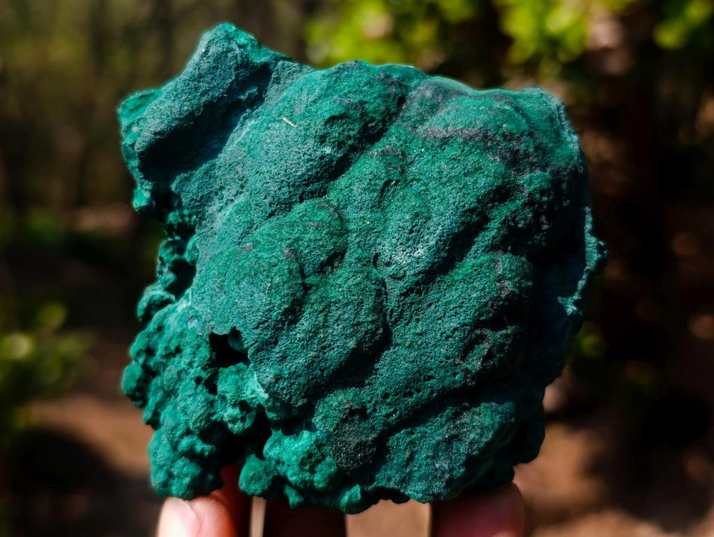 Natural Botryoidal Malachite Specimens x 4 From Congo
