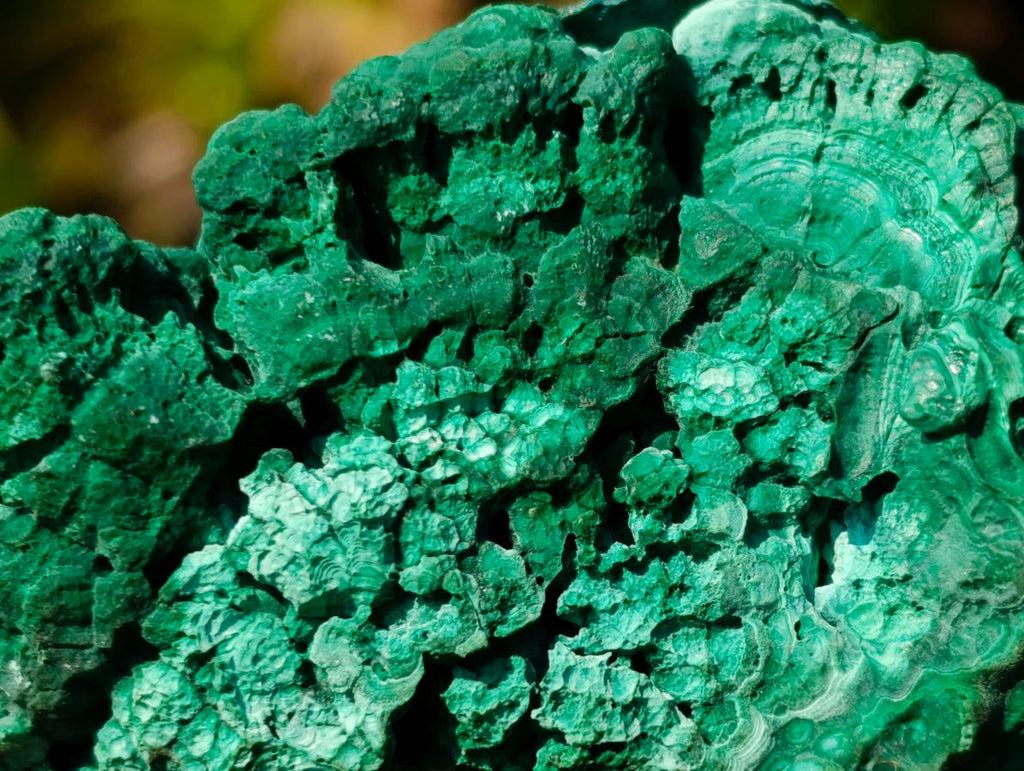 Natural Botryoidal Malachite Specimens x 4 From Congo