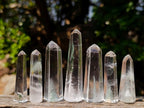 Polished Chlorite Quartz Moss Crystals x 25 From Mandoto, Madagascar