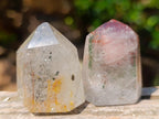 Polished Chlorite Quartz Moss Crystals x 25 From Mandoto, Madagascar