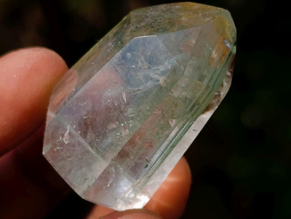 Polished Chlorite Quartz Moss Crystals x 25 From Mandoto, Madagascar