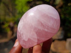 Polished Rose Quartz Standing Display Pieces x 12 From Zimbabwe