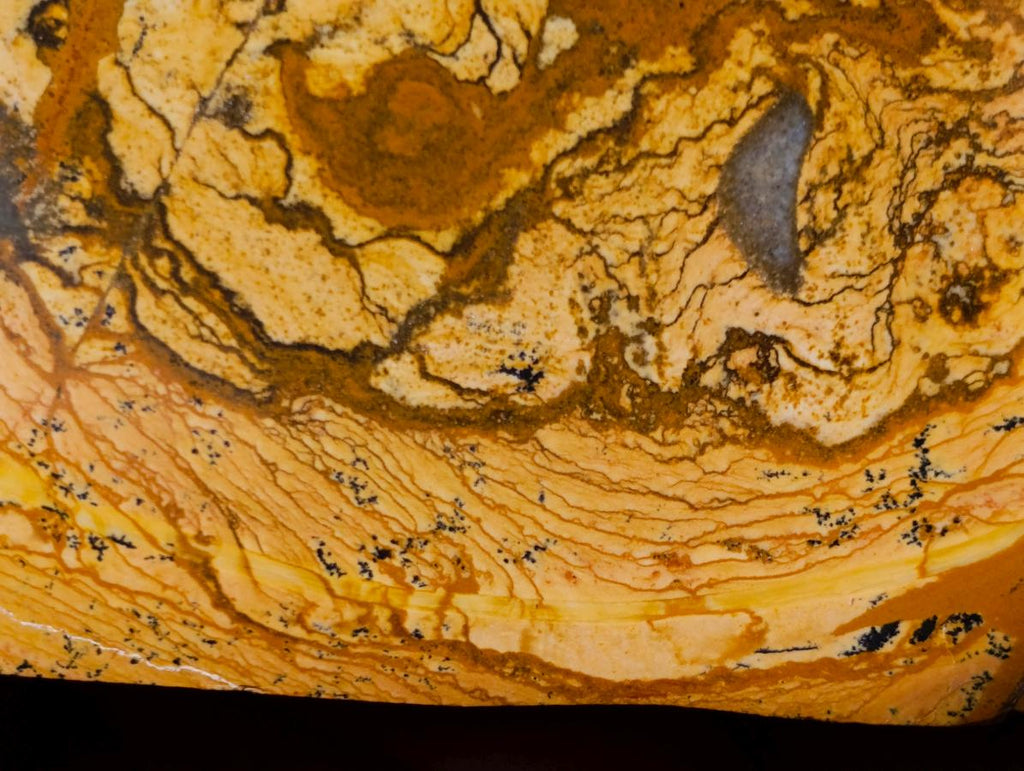 Polished Picture Stone Jasper Standing Display Pieces x 2 From Ais-Ais, Namibia