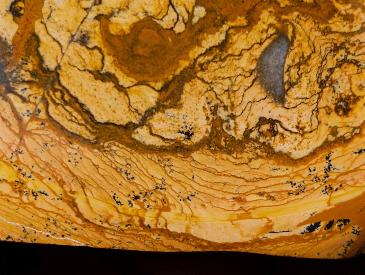 Polished Picture Stone Jasper Standing Display Pieces x 2 From Ais-Ais, Namibia