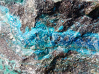 Natural Cobbed Shattuckite Specimens x 4 From Kaokoveld, Namibia