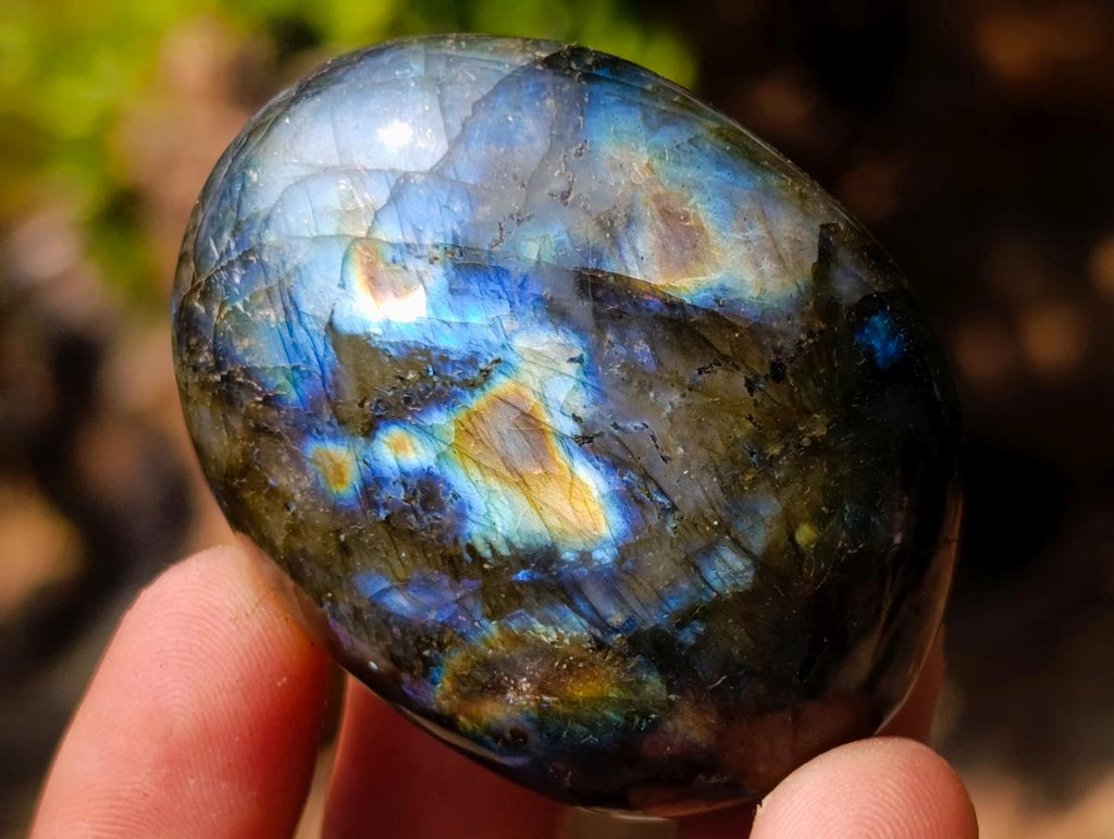 Polished Labradorite Palm Stones x 20 From Madagascar