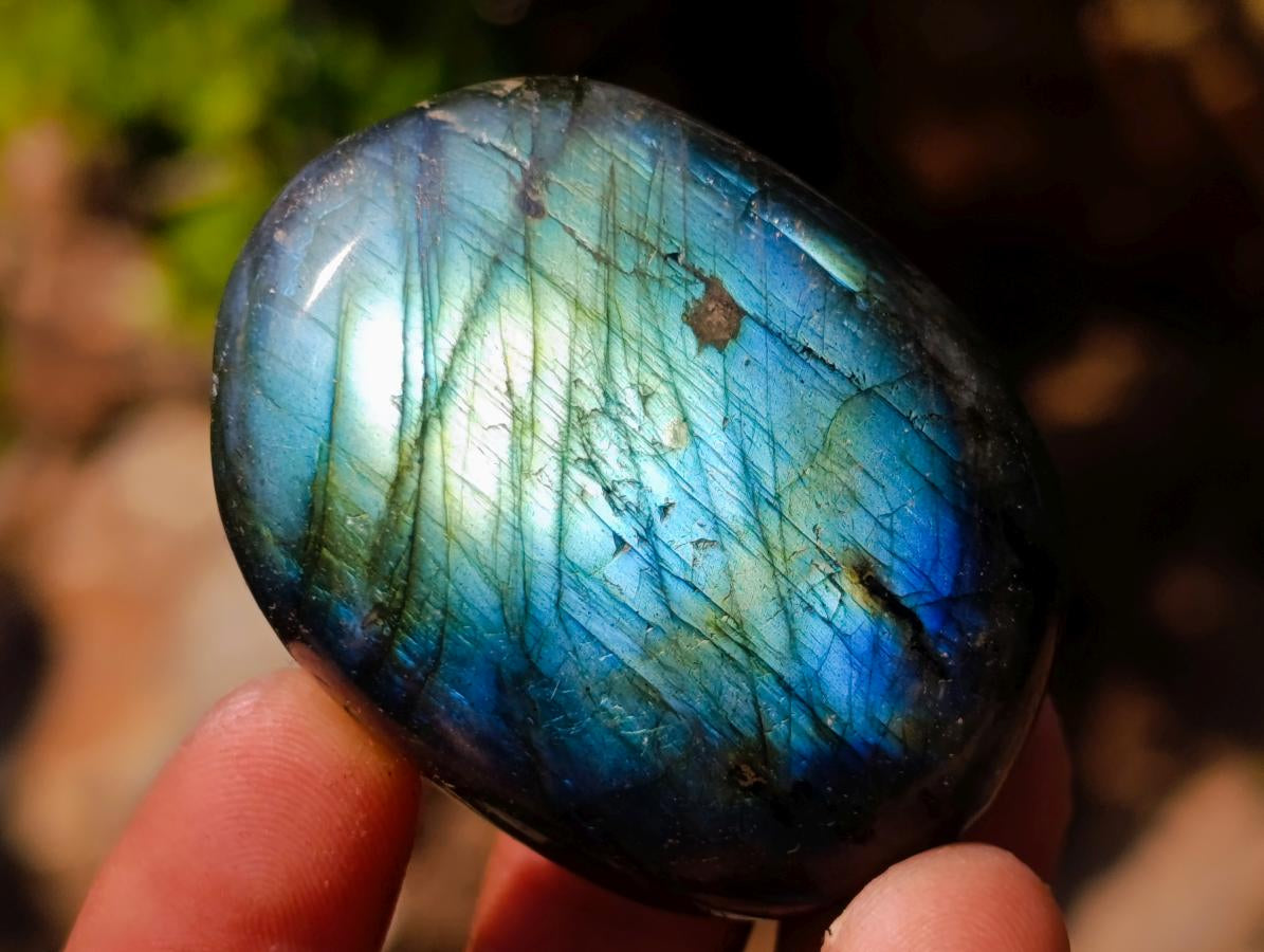 Polished Labradorite Palm Stones x 20 From Madagascar
