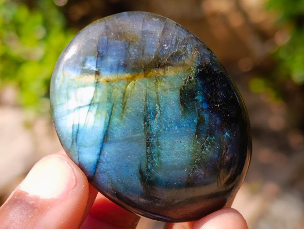Polished Labradorite Palm Stones x 20 From Madagascar