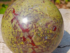 Polished XL Bastite Dragonsblood Stone Sphere x 1 From Tshipise, South Africa