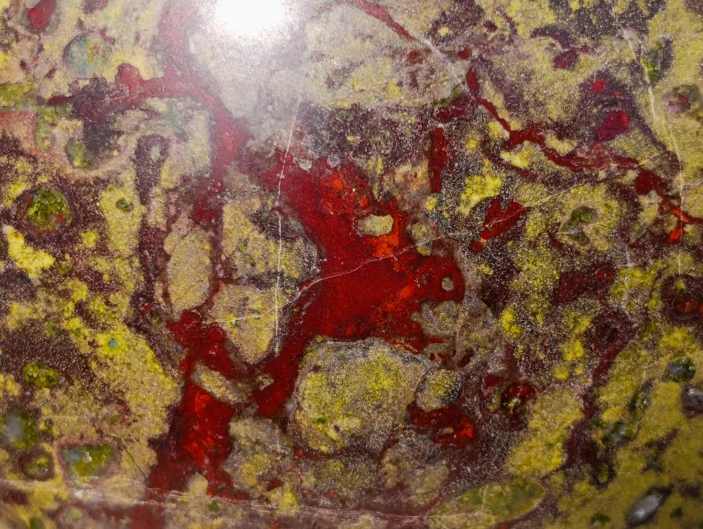 Polished XL Bastite Dragonsblood Stone Sphere x 1 From Tshipise, South Africa
