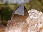 Natural Smokey Citrine Quartz Clusters x 2 From Luena, Congo