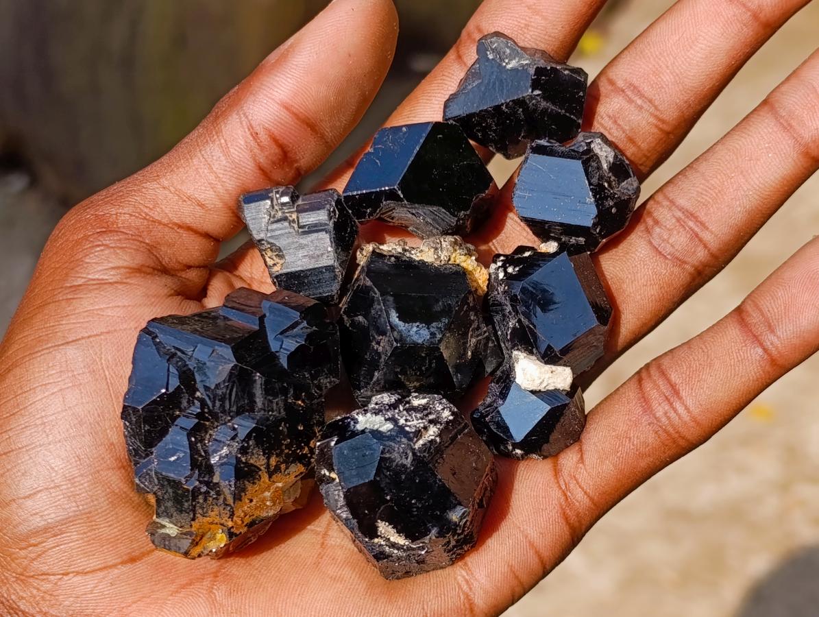 Natural Mix of Mineral Specimens x 34 From Namibia