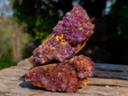 Natural Dark Purple Amethyst Clusters x 24 From Boekenhouthoek, South Africa