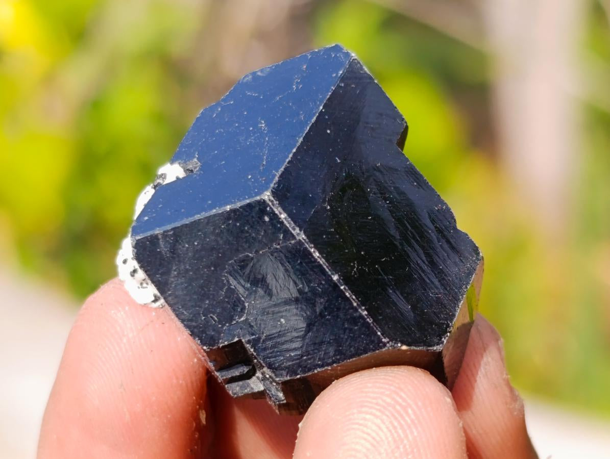 Natural Single Black Tourmaline Crystals x 70 From Erongo, Namibia
