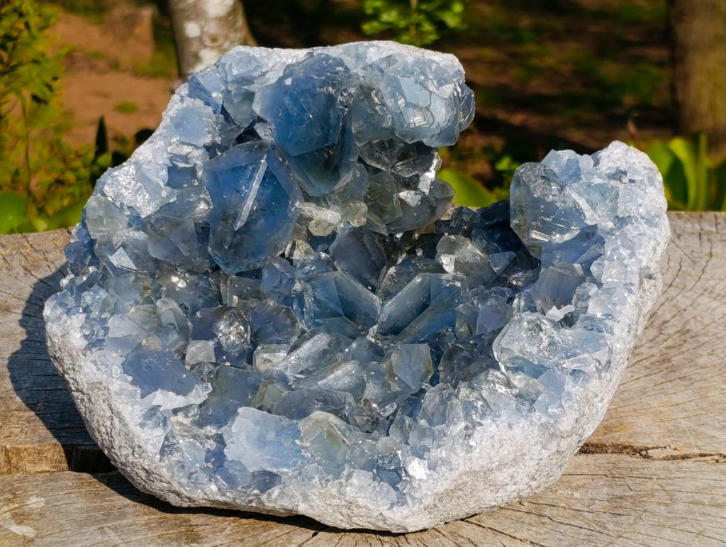 Natural Large Blue Celestite Specimen x 1 From Sakoany, Madagascar