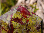 Polished Bastite Dragonsblood Stone Display Crystals x 2 From Tshipise, South Africa