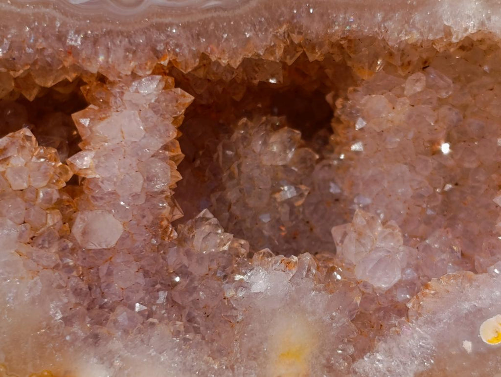 Polished and Natural Agate Amethyst Standing Display Pieces x 4 From Maintirano, Madagascar