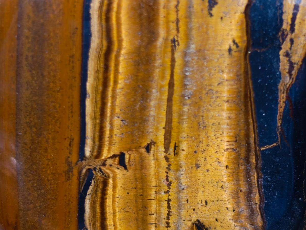 Polished Golden Tigers Eye Free Forms x 6 From Prieska, South Africa