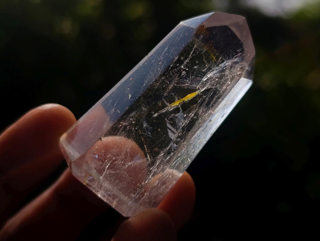 Polished Clear and Smokey Quartz Crystals x 12 From Madagascar