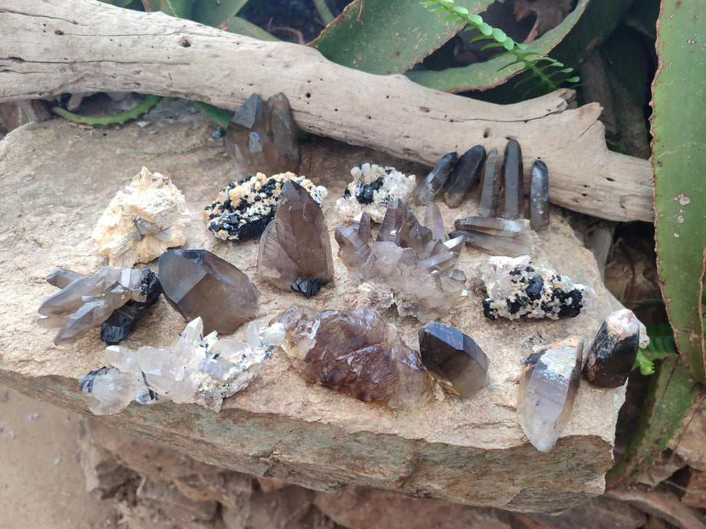 Natural Mix of Mineral Specimens x 41 From Erongo, Namibia