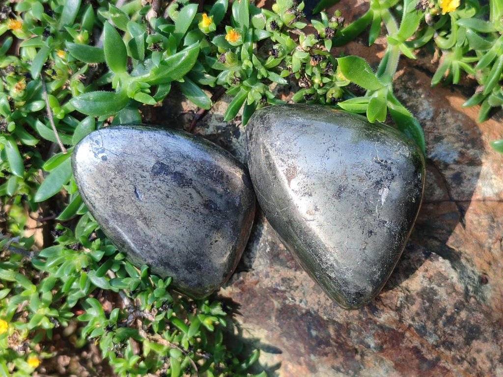 Polished Basalt Pharaoh Stone Free Forms x 12 From Iron Duke Mine, Zimbabwe
