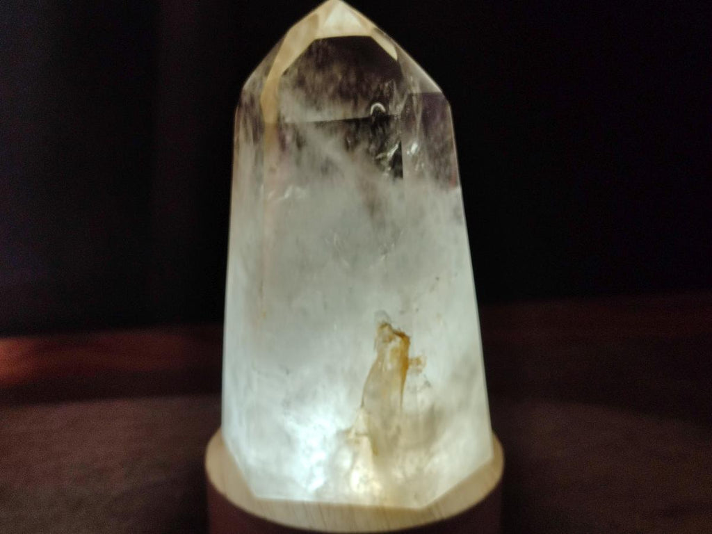 Polished Smokey Wispy Phantom Quartz Crystals x 3 From Anjozorobe, Madagascar