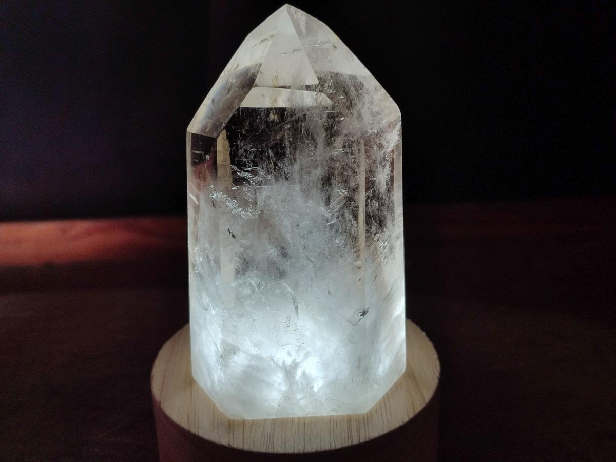 Polished Smokey Wispy Phantom Quartz Crystals x 3 From Anjozorobe, Madagascar