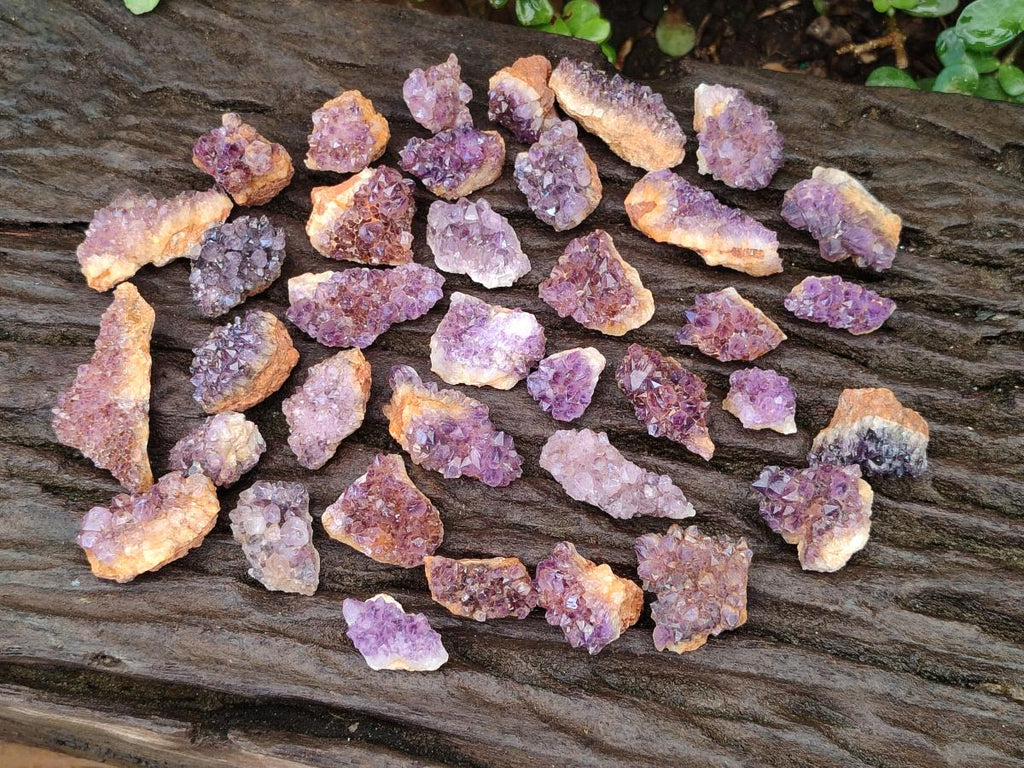 Natural Dark Purple Amethyst Clusters x 151 From Boekenhouthoek, South Africa