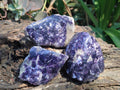 Polished One Side Lithium Silver Leaf Lepidolite x 24 From Zimbabwe