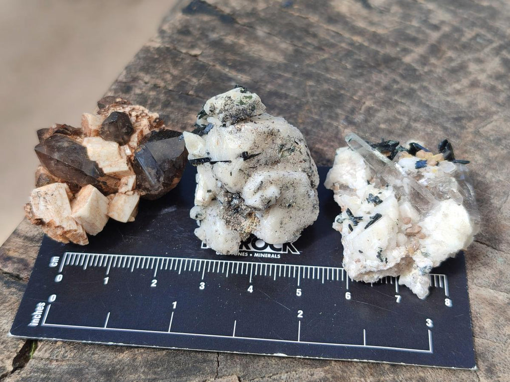 Natural Aegirine Crystals with Associated Minerals x 41 From Zomba, Malawi