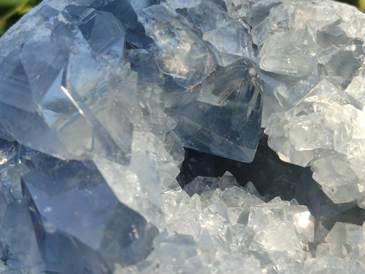 Natural Blue Celestite Geode Specimen x 1 From Sakoany, Madagascar
