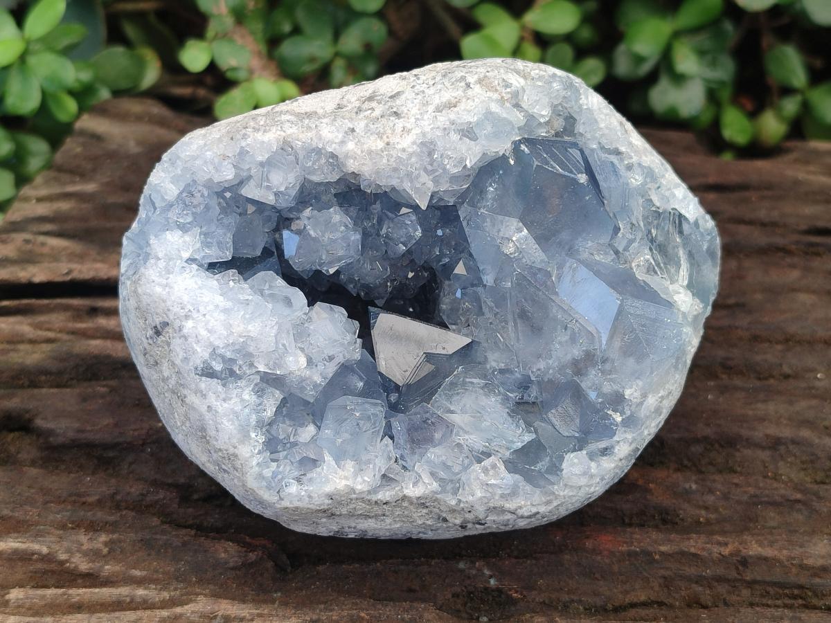 Natural Blue Celestite Geode Specimen x 1 From Sakoany, Madagascar