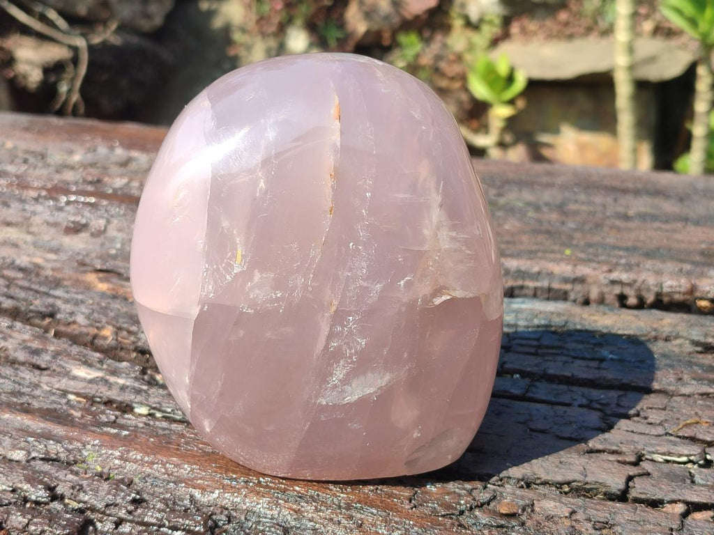 Polished Large Gemmy Rose Quartz Standing Display Piece x 1 From Madagascar