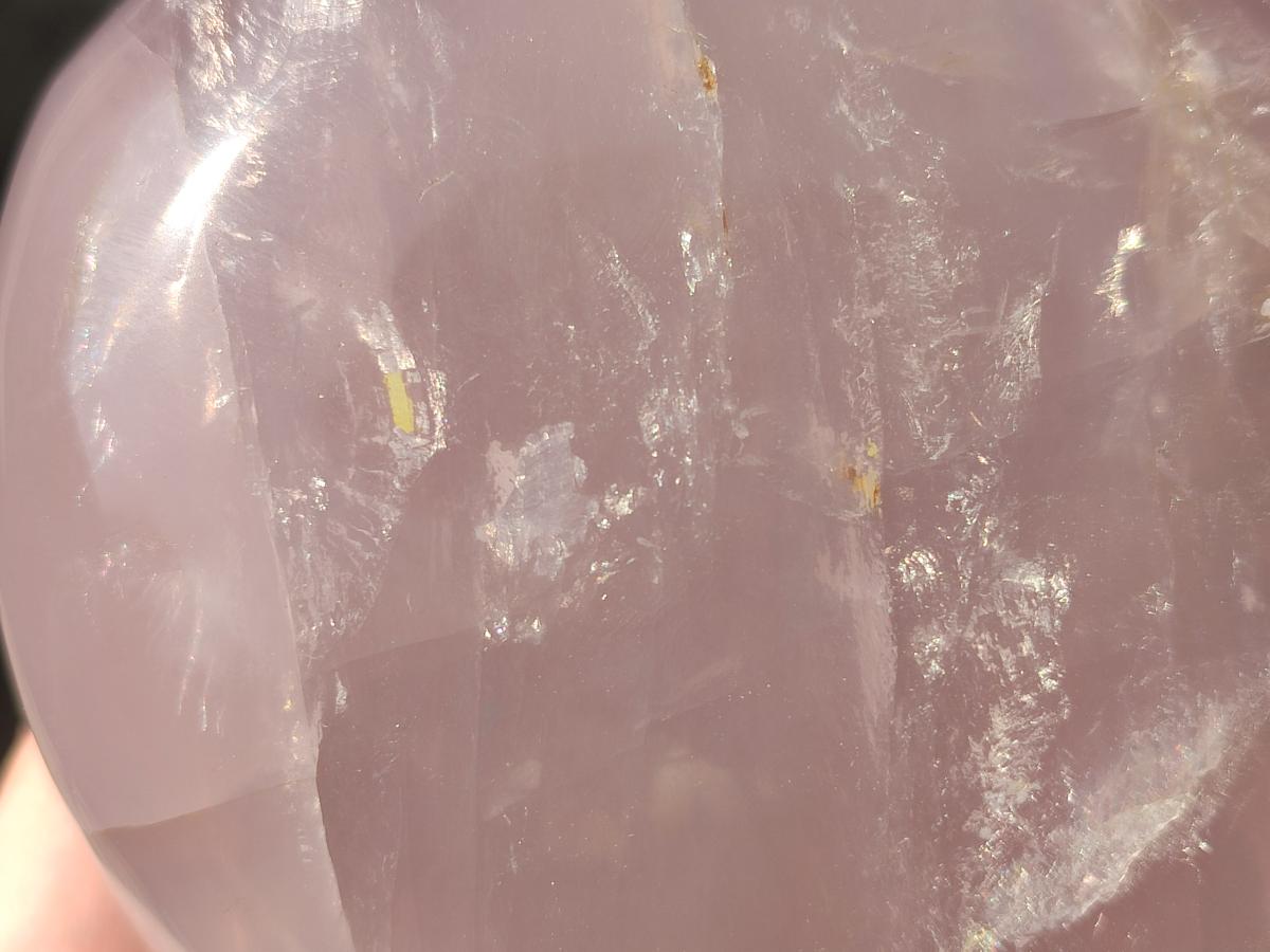 Polished Large Gemmy Rose Quartz Standing Display Piece x 1 From Madagascar