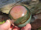 Polished Polychrome Jasper Spheres x 6 From Androka, Madagascar