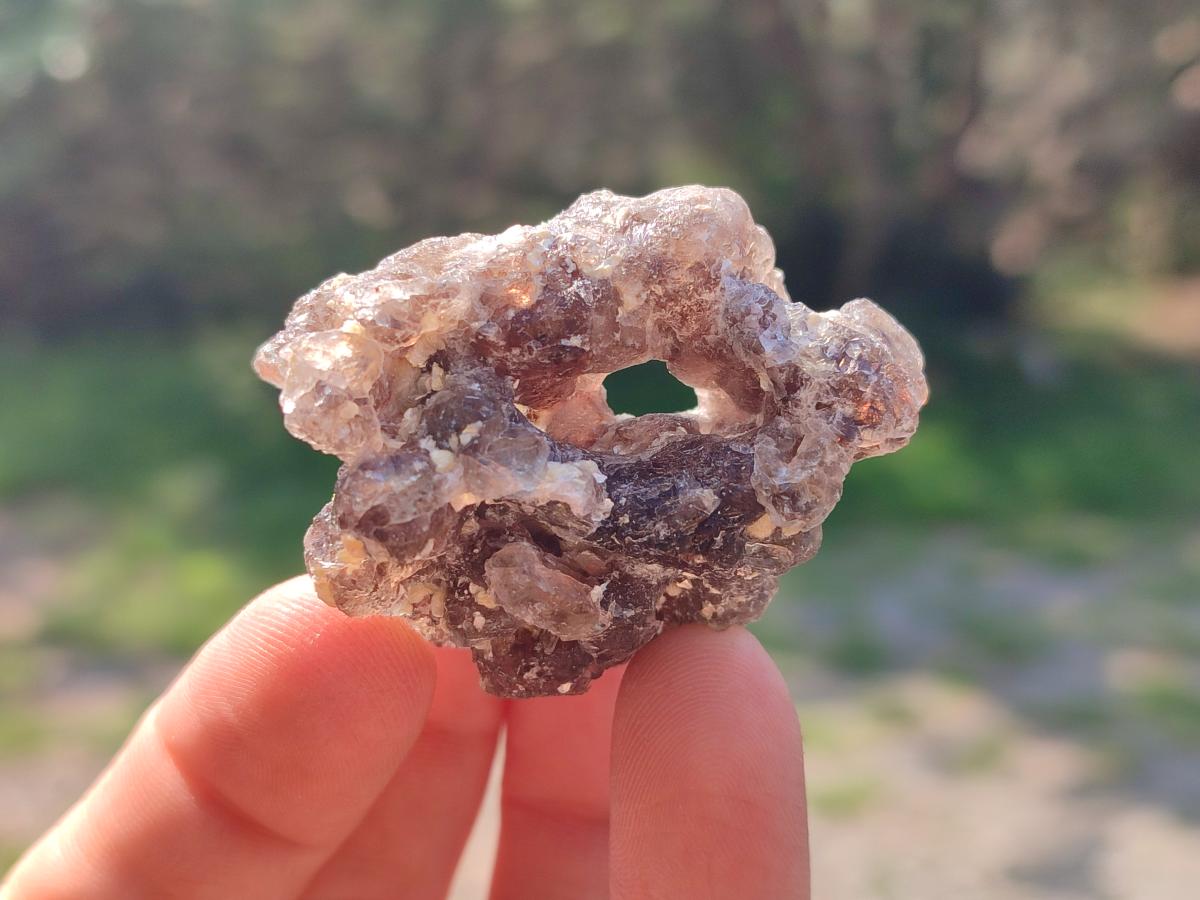 Natural Smokey Fluorite Specimens with Yellow Muscovite Mica x 12 From Erongo, Namibia
