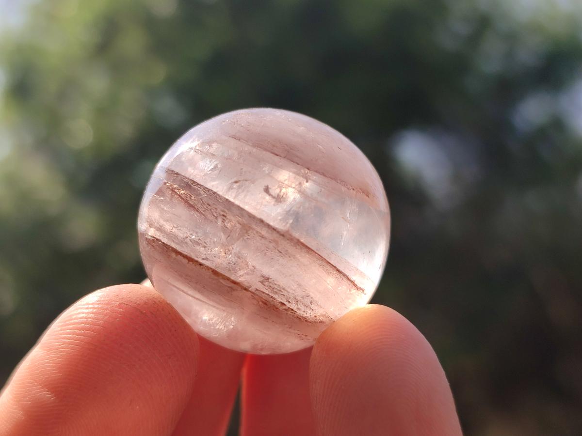 Polished Golden Hematoid Quartz Rounded Free Forms x 35 From Madagascar