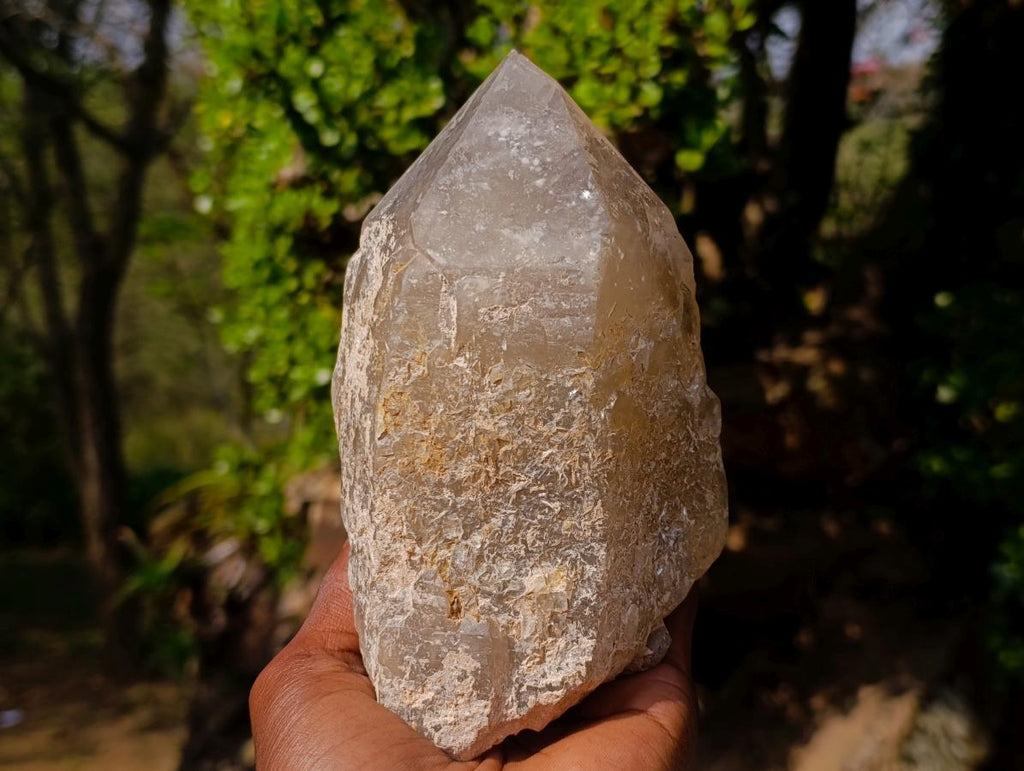 Natural Mix of Smokey Quartz Specimens with Inclusions x 2 From Erongo, Namibia