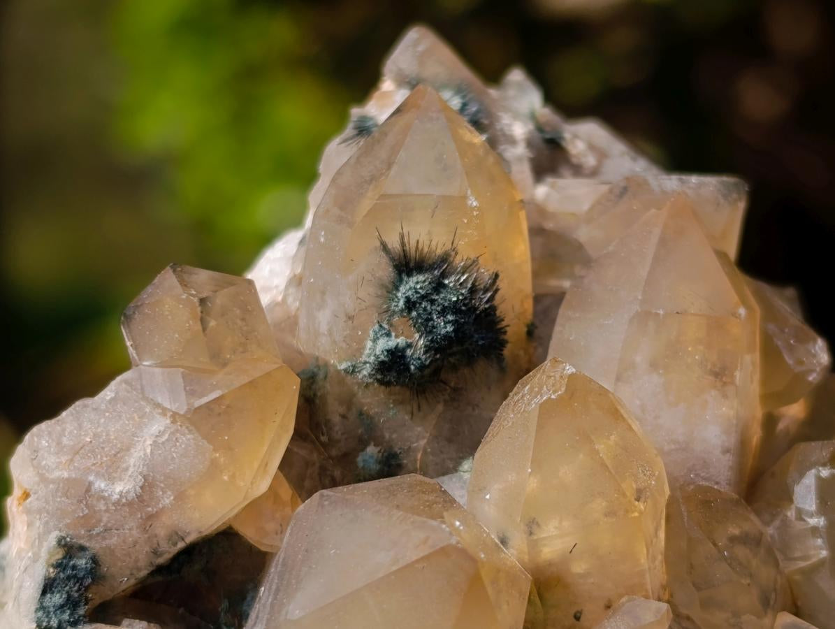 Natural Mix of Smokey Quartz Specimens with Inclusions x 2 From Erongo, Namibia