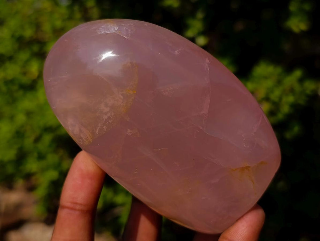 Polished Gemmy Rose Quartz Standing Display Pieces x 4 From Madagascar